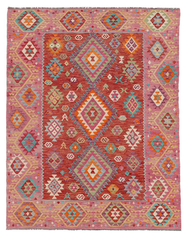Afghan rug Kilim Afghan 8'3"x5'9" 8'3"x5'9", Persian Rug Woven by hand