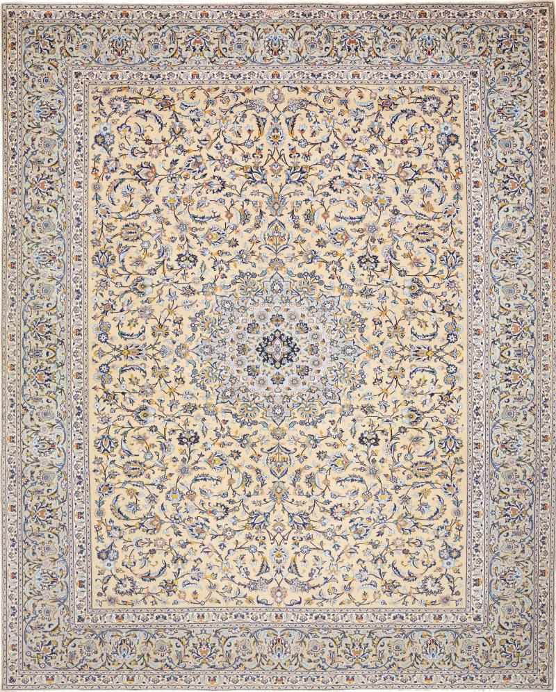 Persialainen matto Keshan 389x313 389x313, Persialainen matto Käsinsolmittu