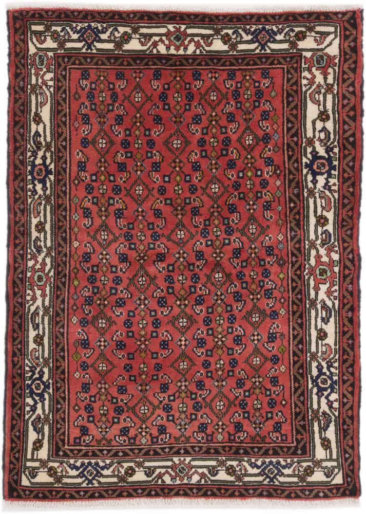 Persian Rug Hamadan 141x121 141x121, Persian Rug Knotted by hand