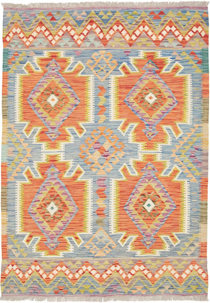 Afghansk tæppe Kelim Afghan 182x127 182x127, Persisk tæppe Håndvævet