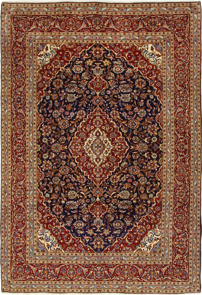 Alfombra persa Keshan 359x246 359x246, Alfombra persa Anudado a mano