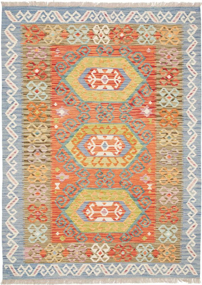 Afghan rug Kilim Afghan 5'9"x4'2" 5'9"x4'2", Persian Rug Woven by hand