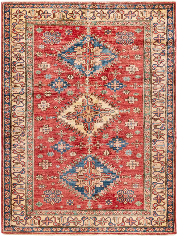 Tapis afghan Super Kazak 200x148 200x148, Tapis persan Noué à la main