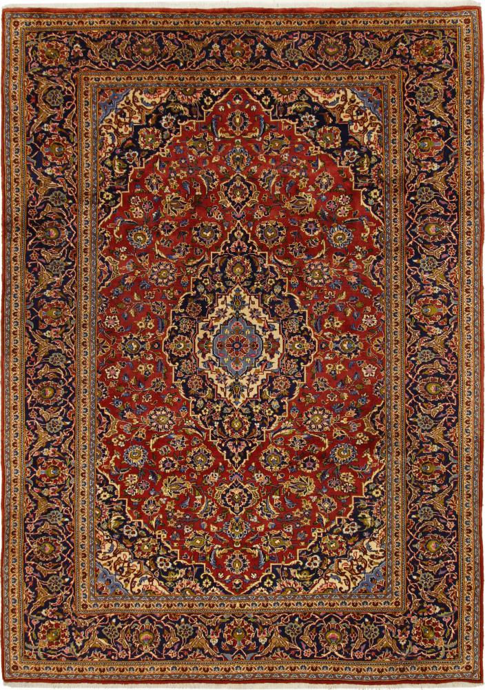 Alfombra persa Keshan 347x246 347x246, Alfombra persa Anudado a mano