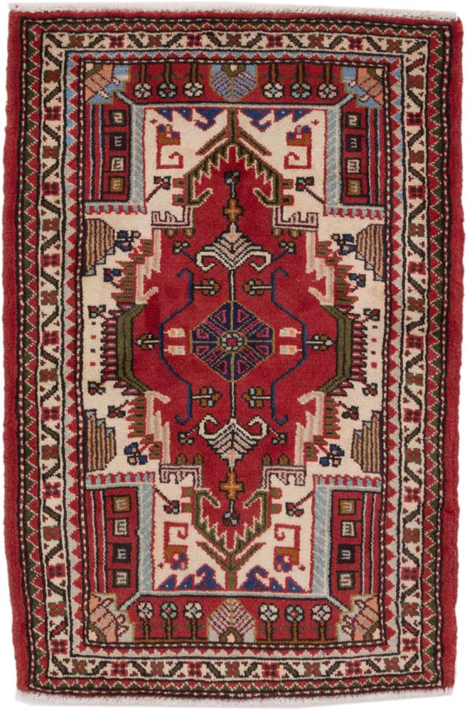 Persian Rug Hamadan 92x62 92x62, Persian Rug Knotted by hand