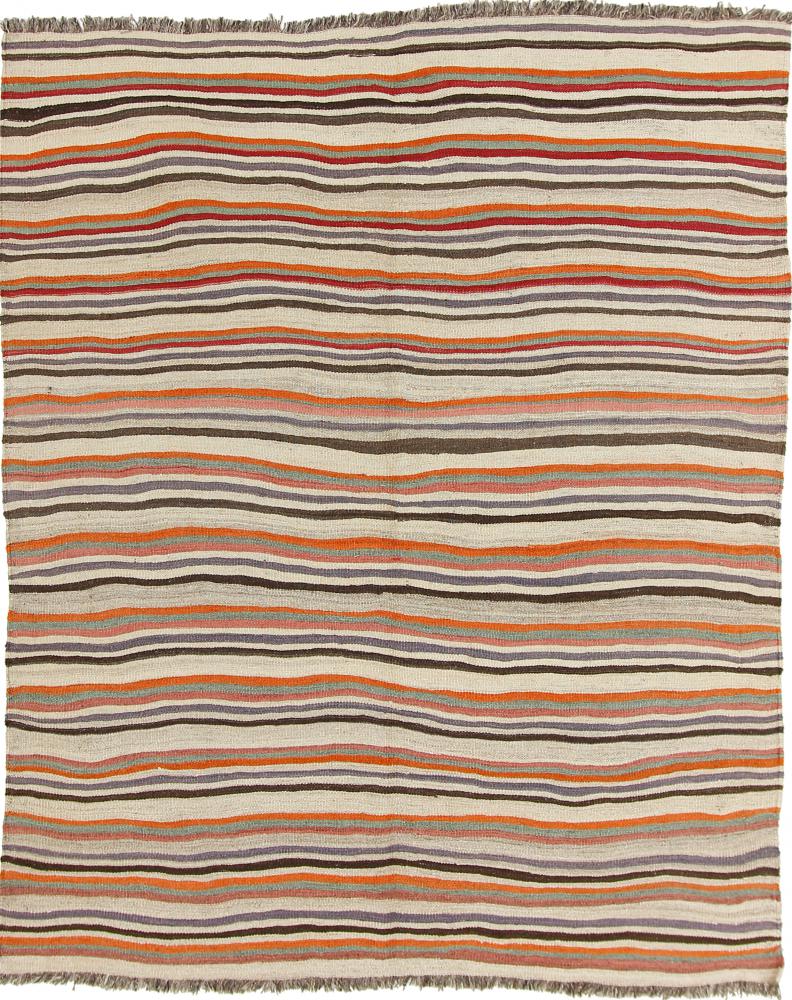 Tapete persa Kilim Fars Ghashghai 204x161 204x161, Tapete persa Tecido à mão