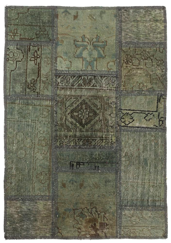 Perzisch tapijt Patchwork 91x65 91x65, Perzisch tapijt Handgeknoopte