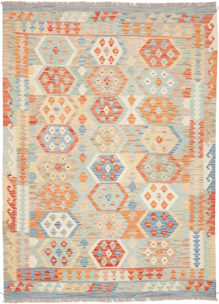 Tappeto Afgano Kilim Afghan 202x152 202x152, Tappeto persiano Tessuto a mano