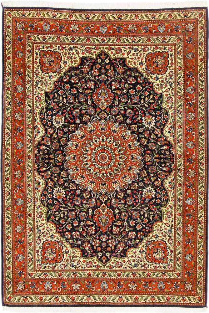 Persian Rug Qum 221x154 221x154, Persian Rug Knotted by hand