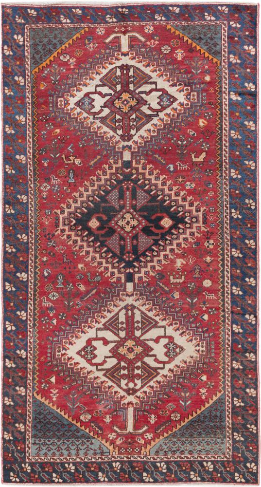 Persian Rug Bakhtiari 9'10"x5'2" 9'10"x5'2", Persian Rug Knotted by hand