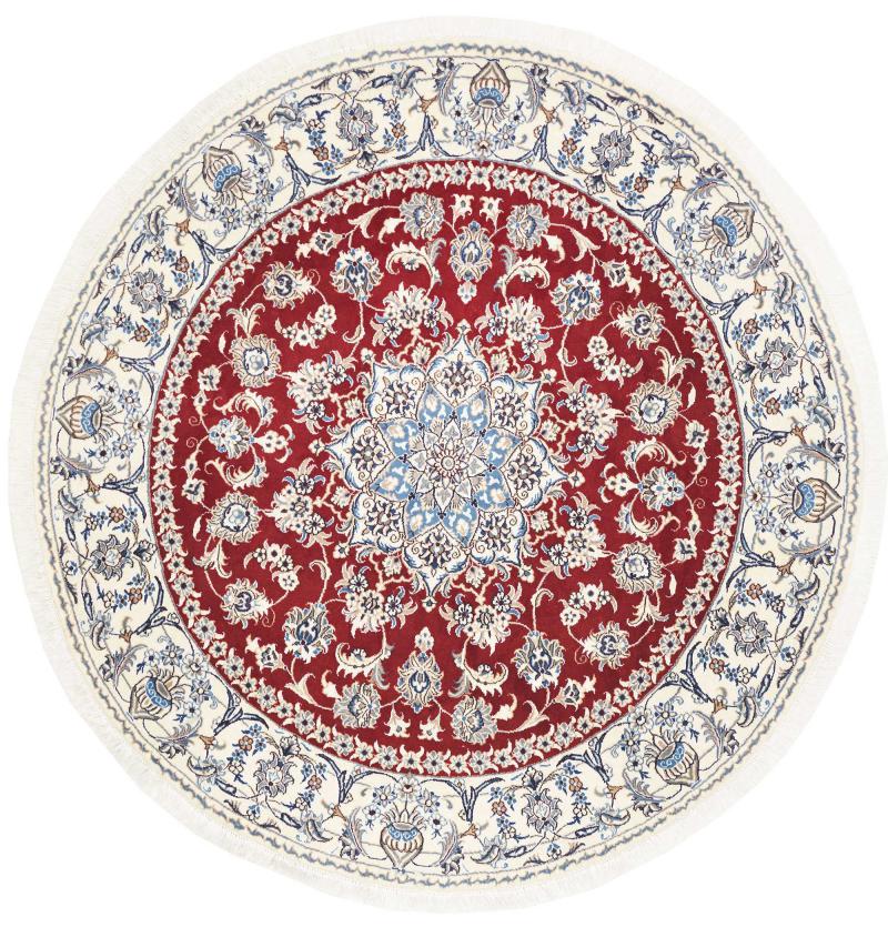 Persialainen matto Nain 207x199 207x199, Persialainen matto Solmittu käsin