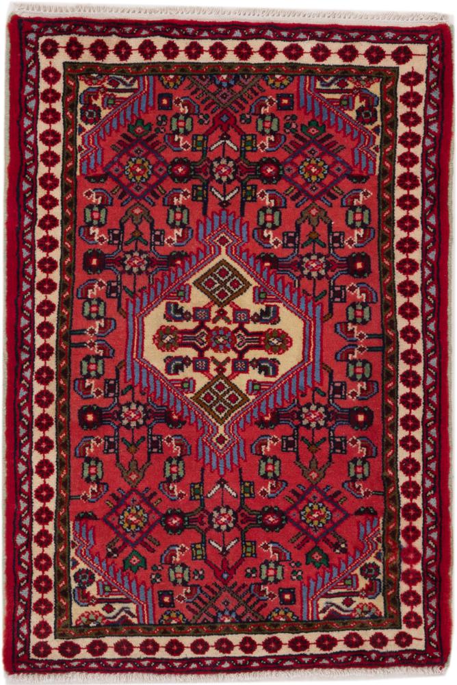 Tapis persan Hamadan 89x66 89x66, Tapis persan Noué à la main