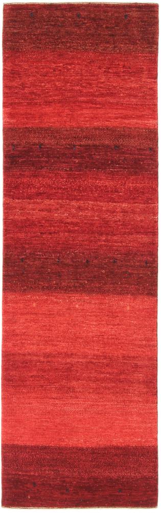 Tapis persan Persan Gabbeh Loribaft Atash 246x74 246x74, Tapis persan Noué à la main