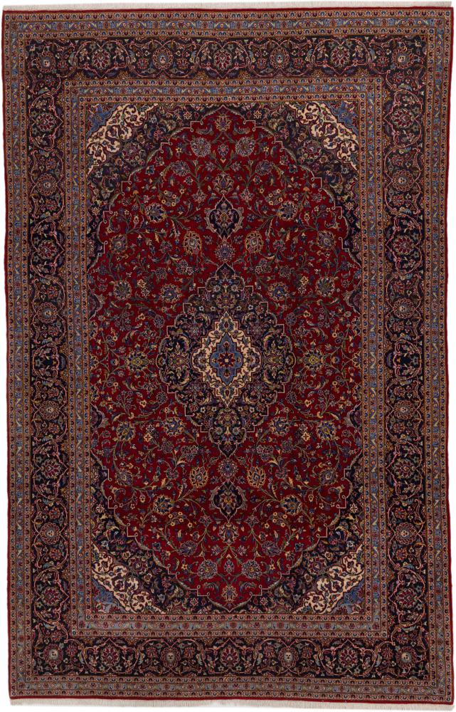 Tapis persan Kashan 317x208 317x208, Tapis persan Noué à la main