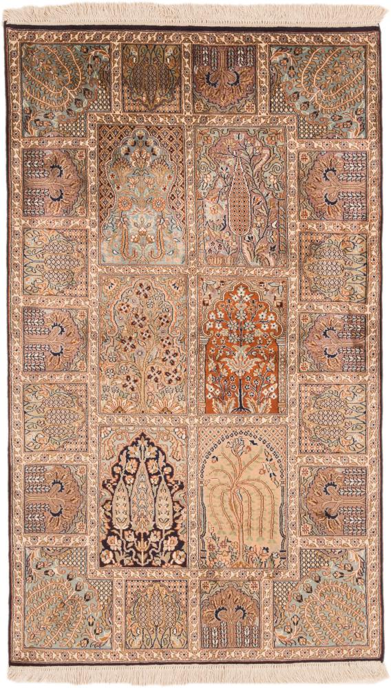 Tappeto indiano Cachemire di Seta 157x92 157x92, Tappeto persiano Annodato a mano