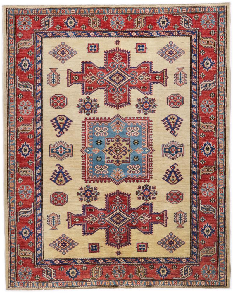 Tapete paquistanês Kazak 195x156 195x156, Tapete persa Atado à mão