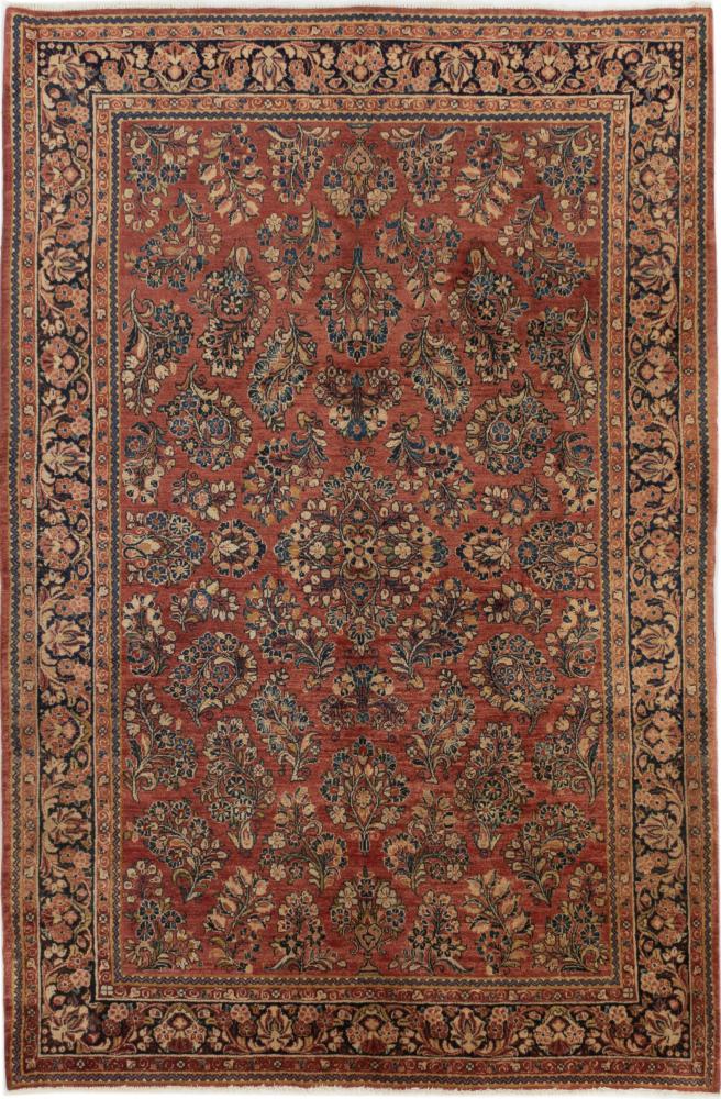 Persisk matta Sarouk Gammal 246x165 246x165, Persisk matta Knuten för hand