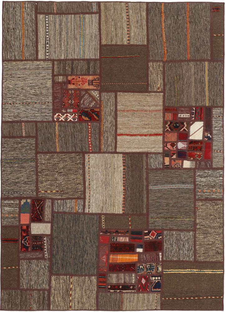 Tapete persa Kilim Patchwork 201x139 201x139, Tapete persa Tecido à mão