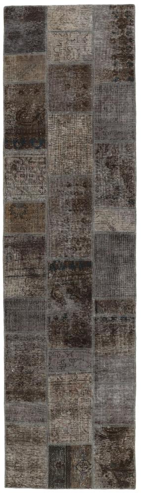 Persialainen matto Patchwork 311x85 311x85, Persialainen matto Solmittu käsin