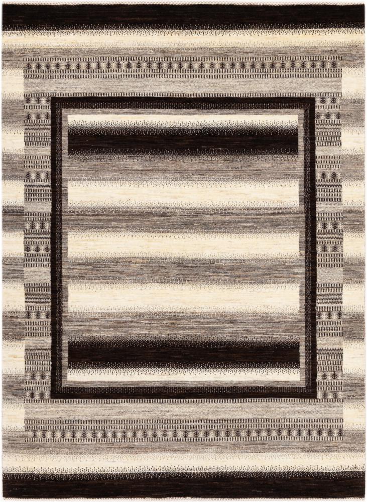 Tapis persan Persan Gabbeh Loribaft Essence 128x161 128x161, Tapis persan Noué à la main