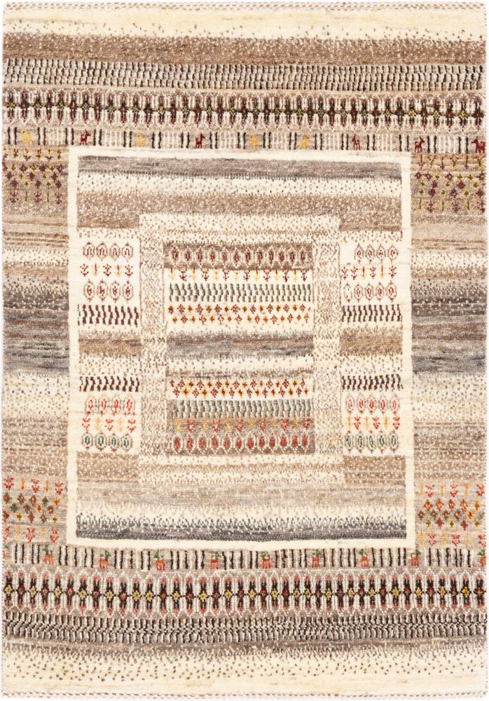 Tapete persa Perser Gabbeh Loribaft Essence 115x82 115x82, Tapete persa Feito à mão