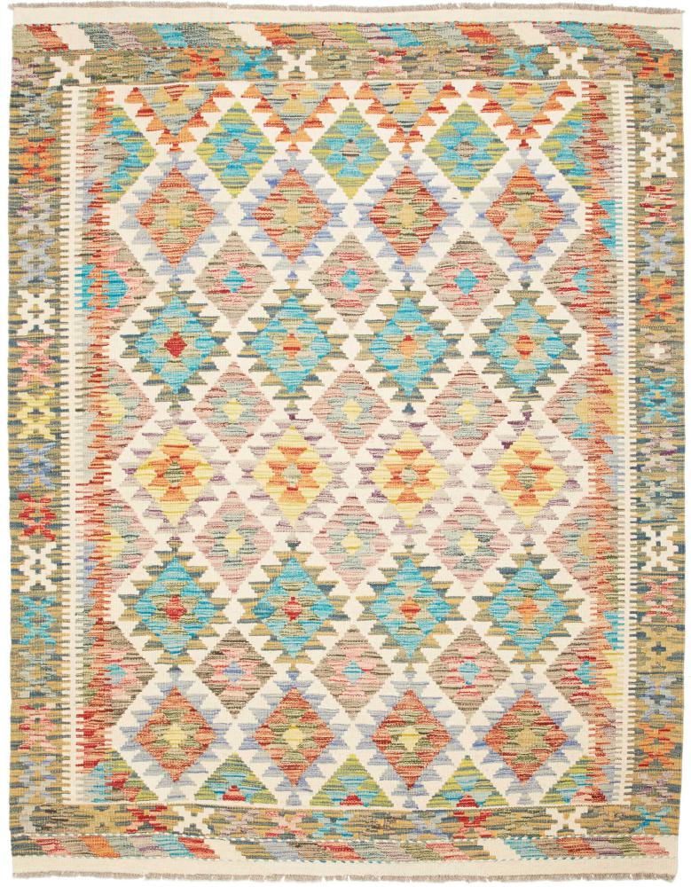 Afghan rug Kilim Afghan 195x156 195x156, Persian Rug Woven by hand