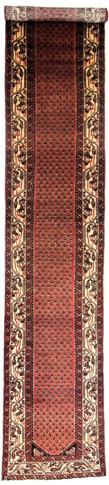 Perzisch tapijt Hosseinabad 397x76 397x76, Perzisch tapijt Handgeknoopte