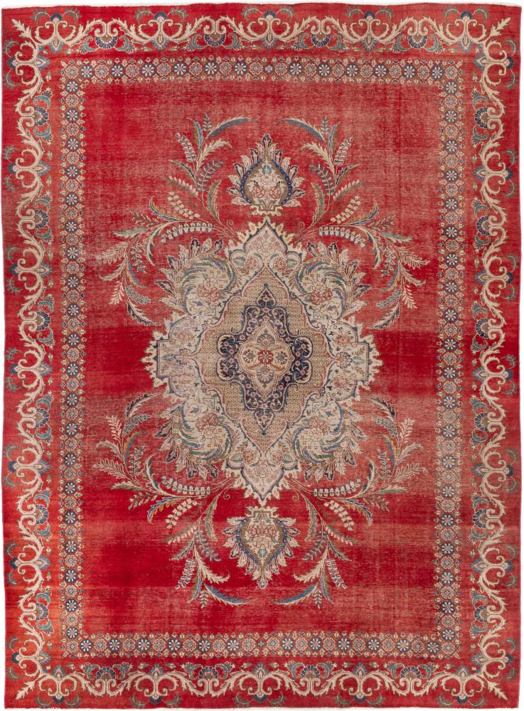 Persisk tæppe Vintage Yazd 375x275 375x275, Persisk tæppe Knyttet i hånden