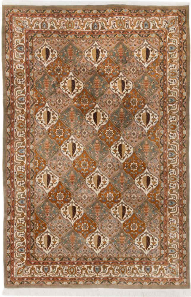 Indo rug Tabriz 301x201 301x201, Persian Rug Knotted by hand