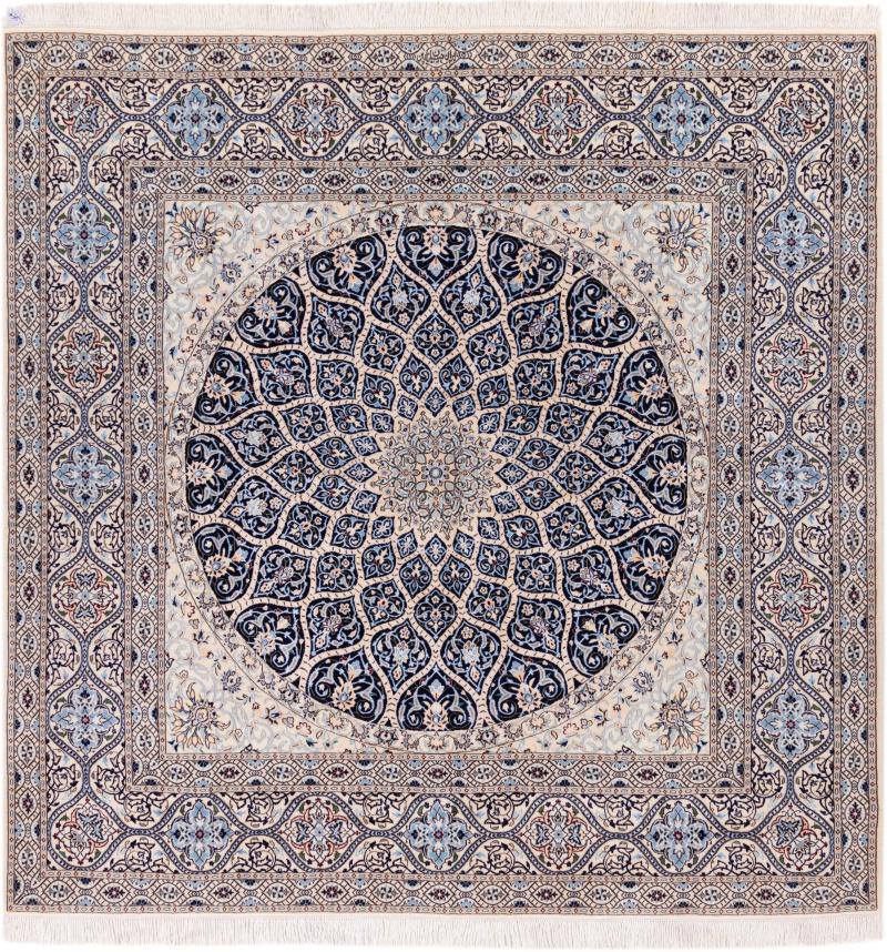 Persialainen matto Nain 6La 210x210 210x210, Persialainen matto Solmittu käsin