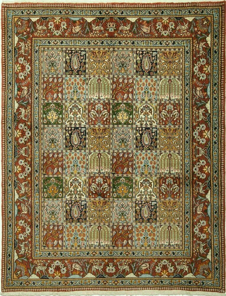 Perzisch tapijt Moud 201x152 201x152, Perzisch tapijt Handgeknoopte