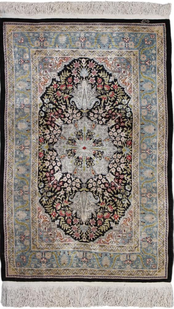  Hereke di Seta 109x72 109x72, Tappeto persiano Annodato a mano