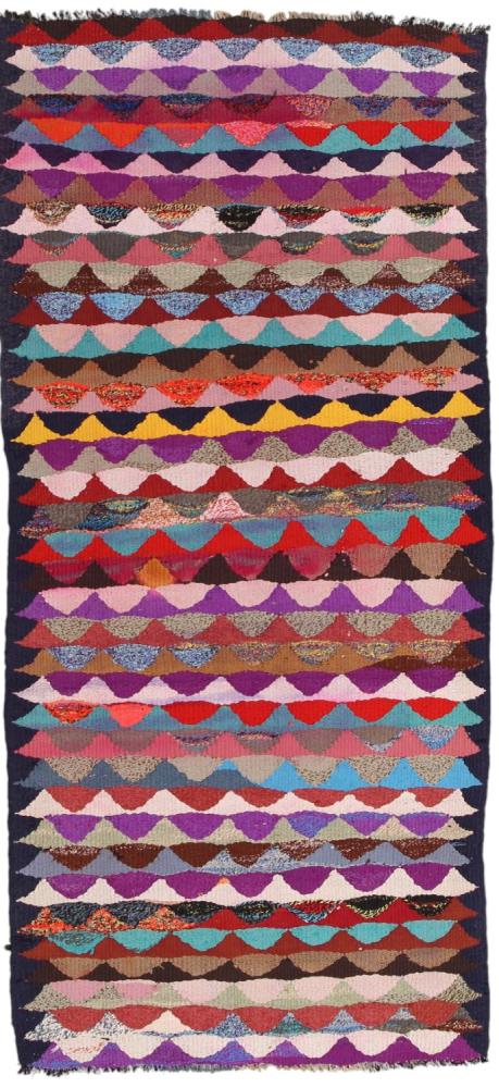 Persian Rug Kilim Fars 206x94 206x94, Persian Rug Woven by hand