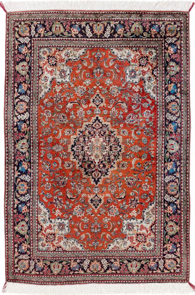 Covor persan Ghom 148x98 148x98, Covor persan Înnodat manual