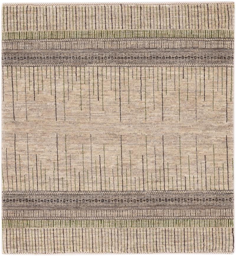 Persian Rug Persian Gabbeh Loribaft Tabiibaft 124x116 124x116, Persian Rug Knotted by hand
