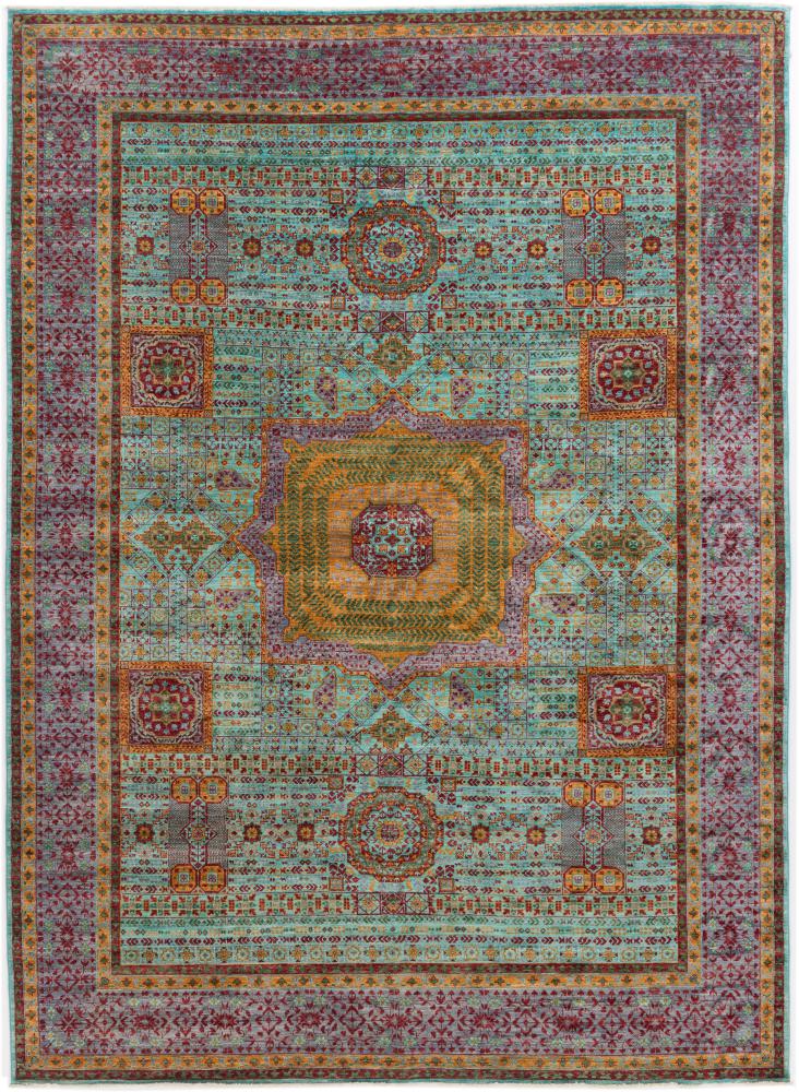 Tapis afghan Mamluk 342x251 342x251, Tapis persan Noué à la main