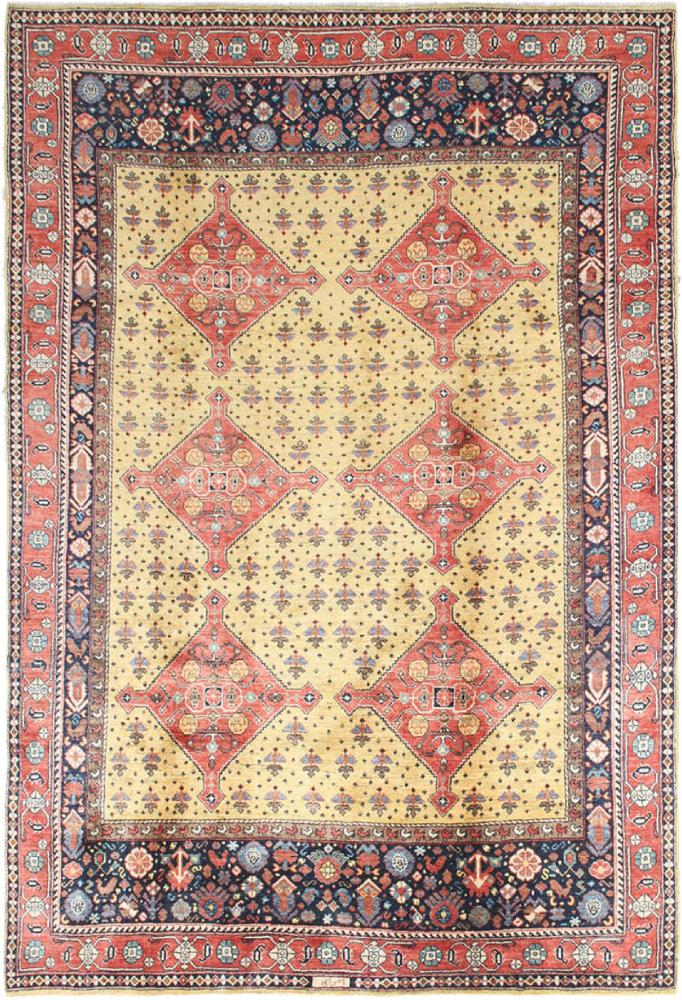 Persian Rug Persian Gabbeh Kashkuli 302x196 302x196, Persian Rug Knotted by hand