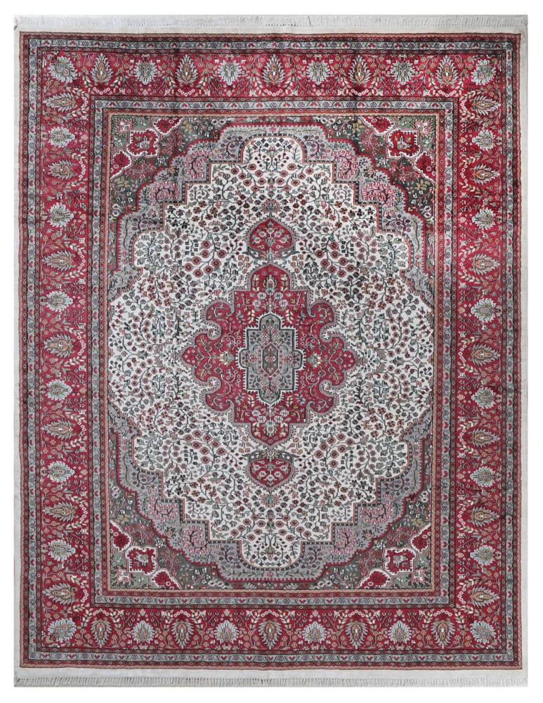 Tapis indien Agra Viskose 309x239 309x239, Tapis persan Noué à la main