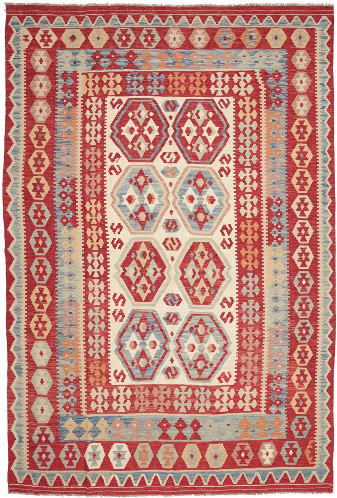 Afghanischer Teppich Kelim Afghan 10'1"x6'8" 10'1"x6'8", Perserteppich Handgewebt