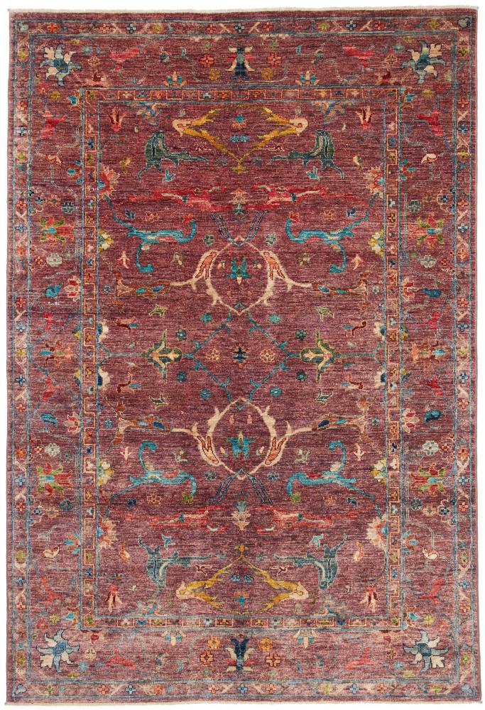 Pakistanilainen matto Ziegler Design 214x147 214x147, Persialainen matto Solmittu käsin