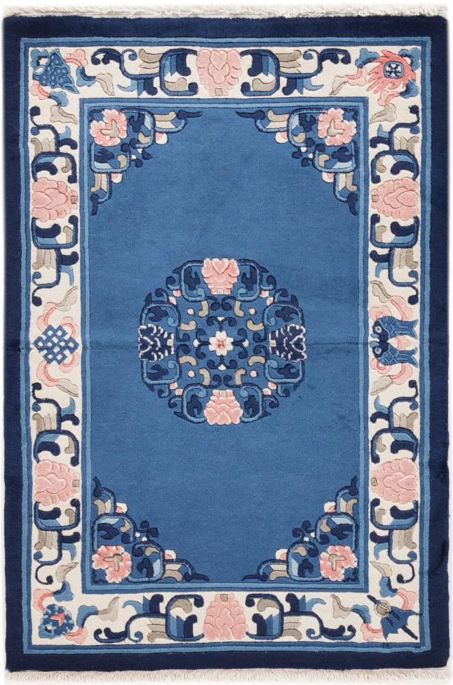 Chinees tapijt China Peking 91x61 91x61, Perzisch tapijt Handgeknoopte