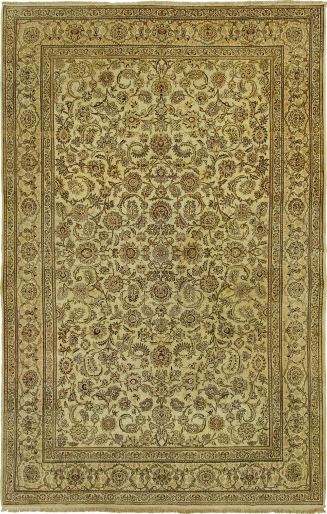 Alfombra persa Keshan 346x221 346x221, Alfombra persa Anudado a mano