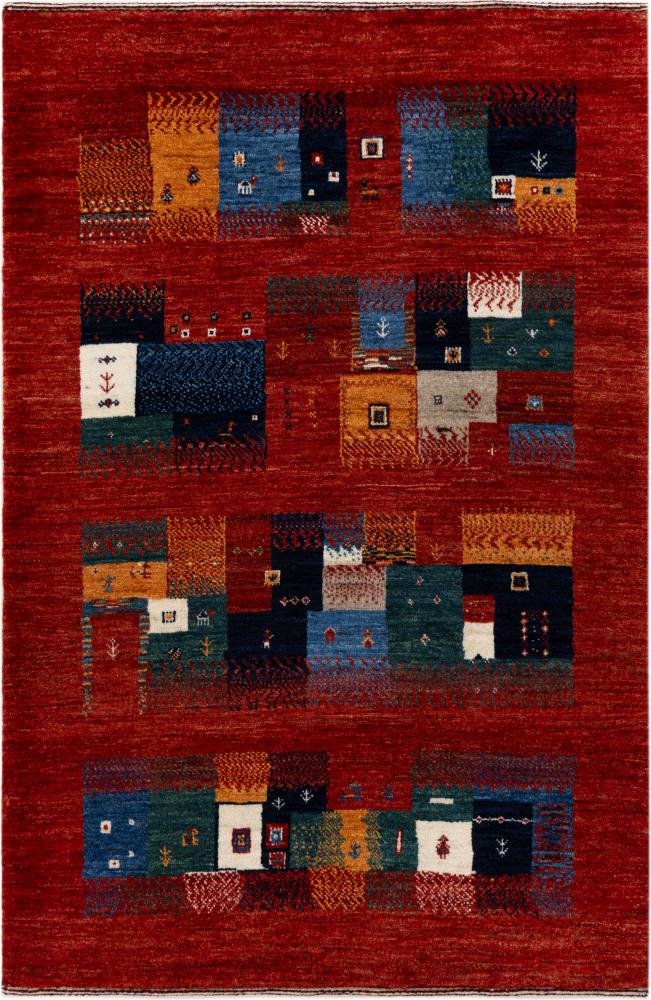 Persian rug Persian Gabbeh Loribaft Atelier 124x81 124x81, Persian rug Hand-knotted