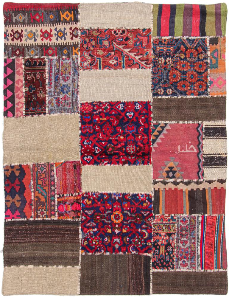 Perzsa szőnyeg Kilim Patchwork 166x129 166x129, Perzsa szőnyeg szőttesek