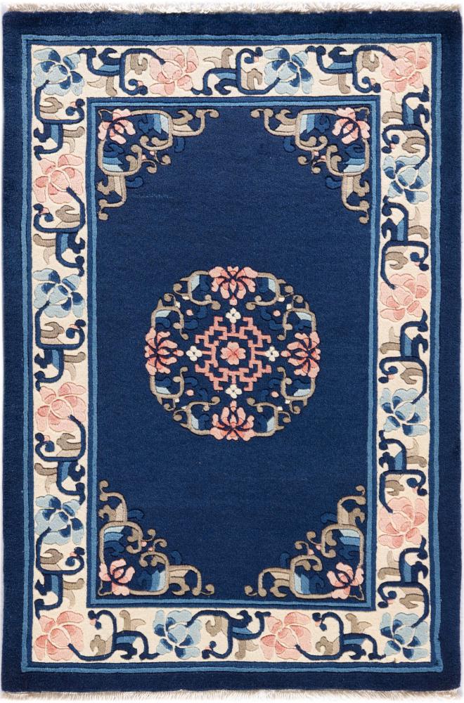 Kinesisk tæppe Kina Peking 91x61 91x61, Persisk tæppe Knyttet i hånden