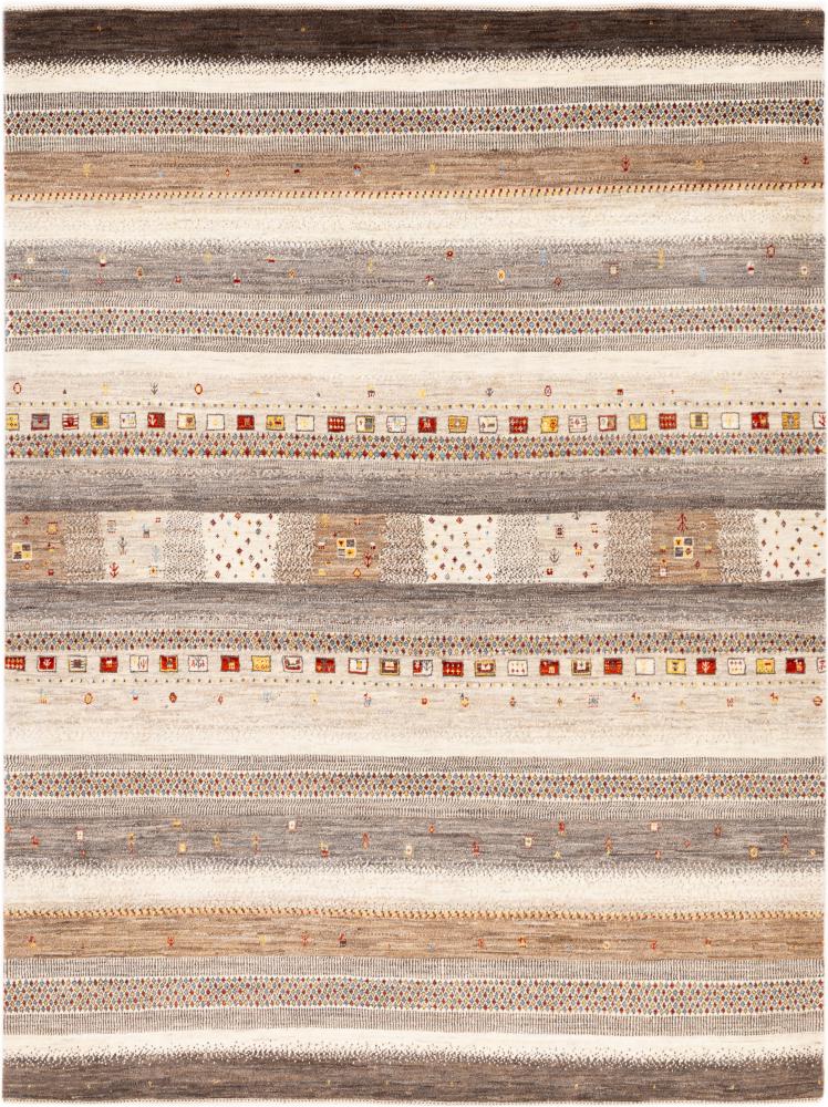 Tapis persan Persan Gabbeh Loribaft Tabiilbaft 291x217 291x217, Tapis persan Noué à la main