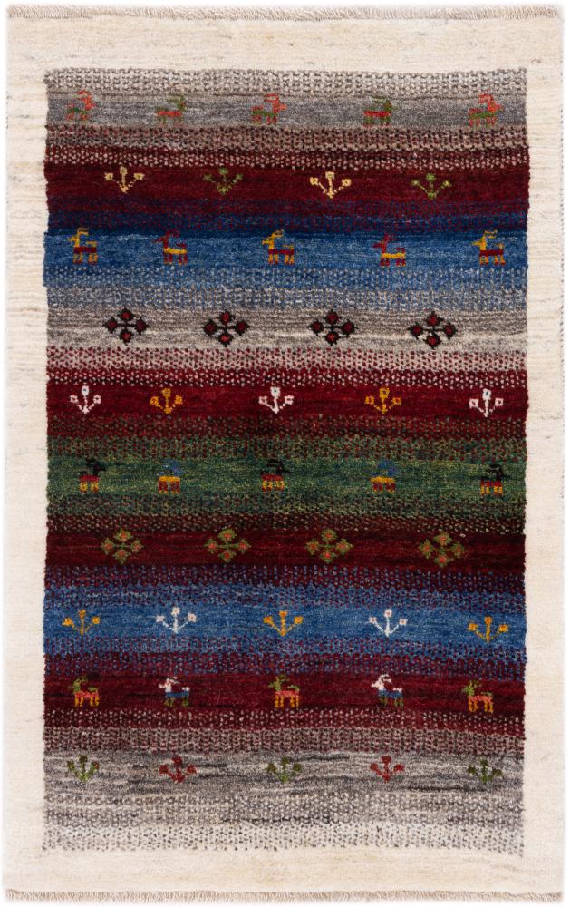 Perzisch tapijt Perzisch Gabbeh Loribaft Nowbaft 95x63 95x63, Perzisch tapijt Handgeknoopte