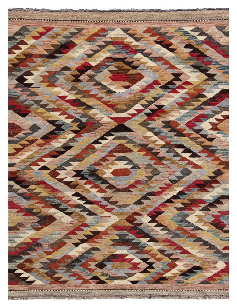 Afghan rug Kilim Afghan Heritage 6'6"x4'6" 6'6"x4'6", Persian Rug Woven by hand