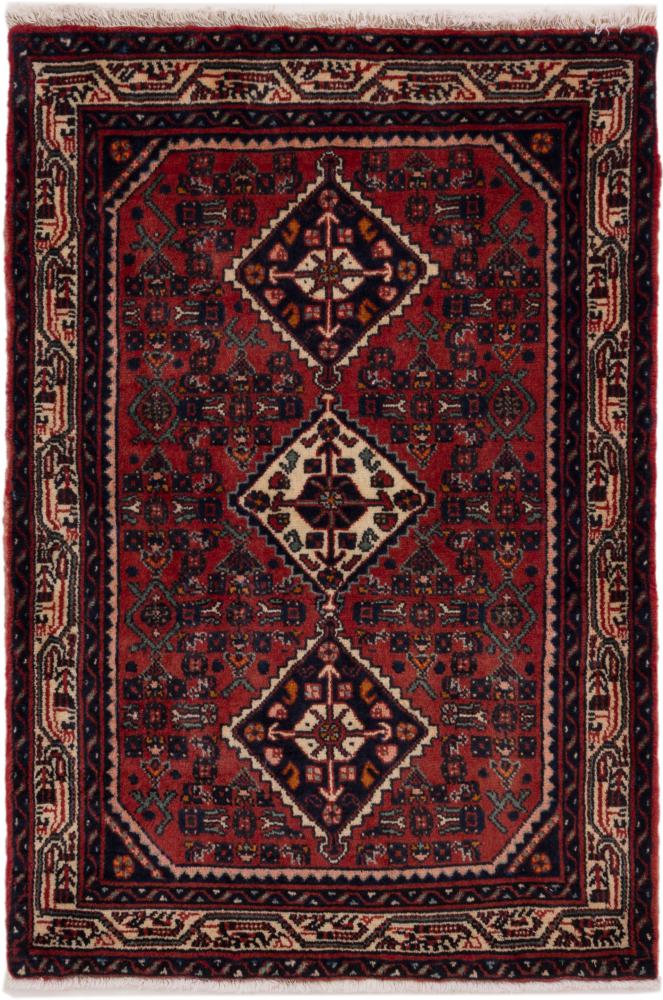 Tapis persan Hamadan 103x69 103x69, Tapis persan Noué à la main