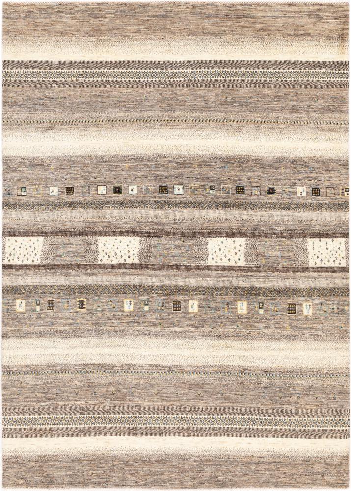 Tapis persan Persan Gabbeh Loribaft Tabiilbaft 286x201 286x201, Tapis persan Noué à la main